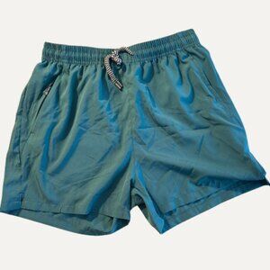 Women's Blue and Green Shorts M